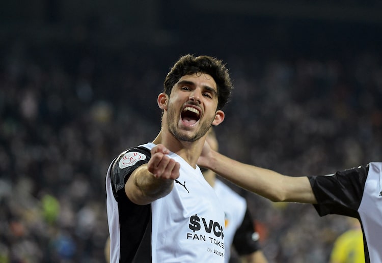 Midfield ace Goncalo Guedes has set Valencia on the road to Copa del Rey victory