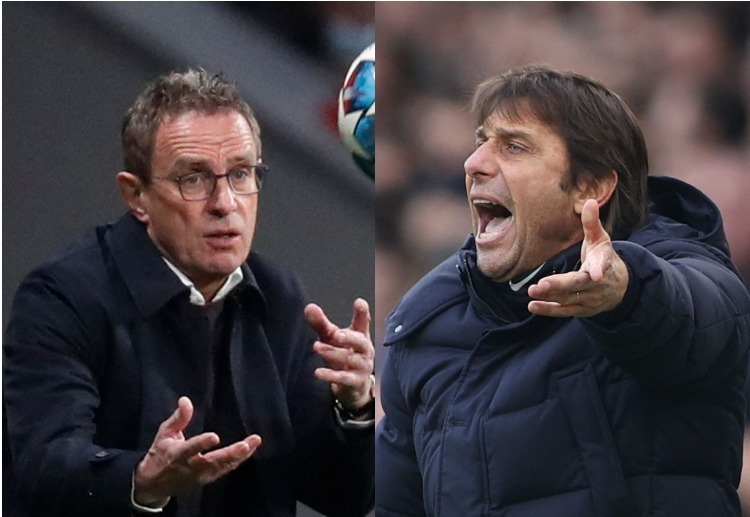 Ralf Rangnick and Antonio Conte prepare their teams as Manchester United face Tottenham Hotspur in the Premier League