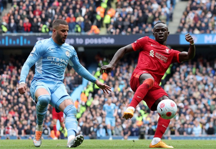 Sadio Mane made it to the scoresheet of Liverpool's 2-2 draw against Manchester City in the Premier League