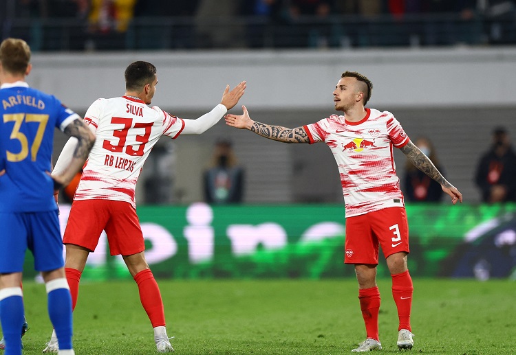 Angeliño has given the Red Bulls the lead against Rangers in Europa League