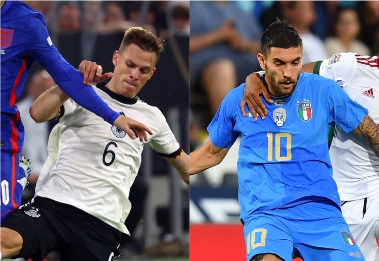 Joshua Kimmich and Lorenzo Pellegrini both scored in Germany's last UEFA Nations League match against Italy