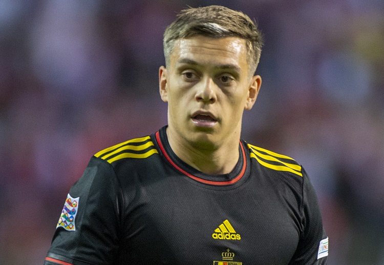 Belgium’s Leandro Trossard scored twice during their Nations League match against Poland