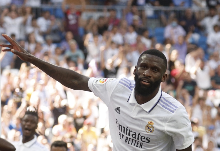Football: Centre back Antonio Rudiger of Real Madrid scored in their home game against Mallorca this weekend