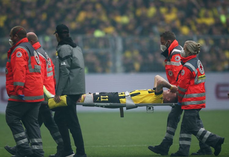 Marco Reus will miss Borussia Dortmund's Bundesliga match against Koln due to ankle injury