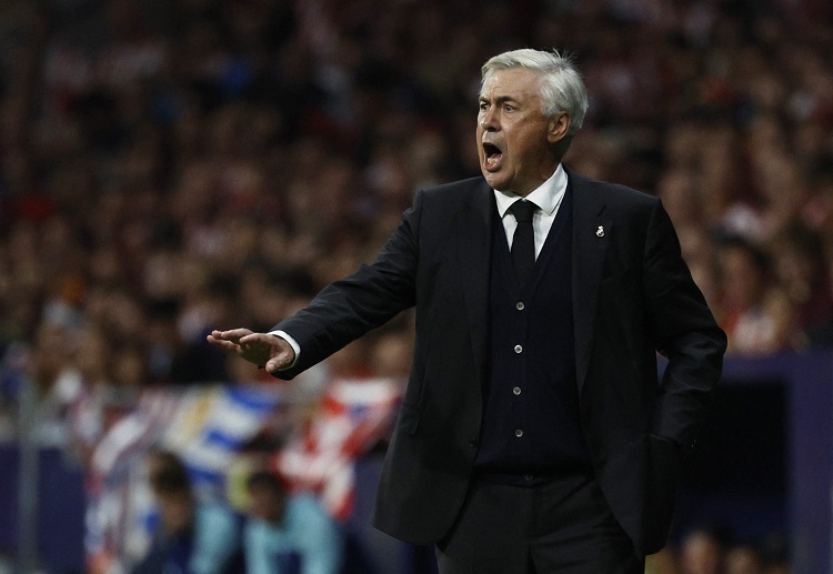 Real Madrid manager Carlo Ancelotti looking to maintain his side winning streak in La Liga