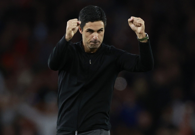Mikel Arteta celebrated victory against Liverpool as Arsenal retain their spot at the top of the 2022 Premier League table