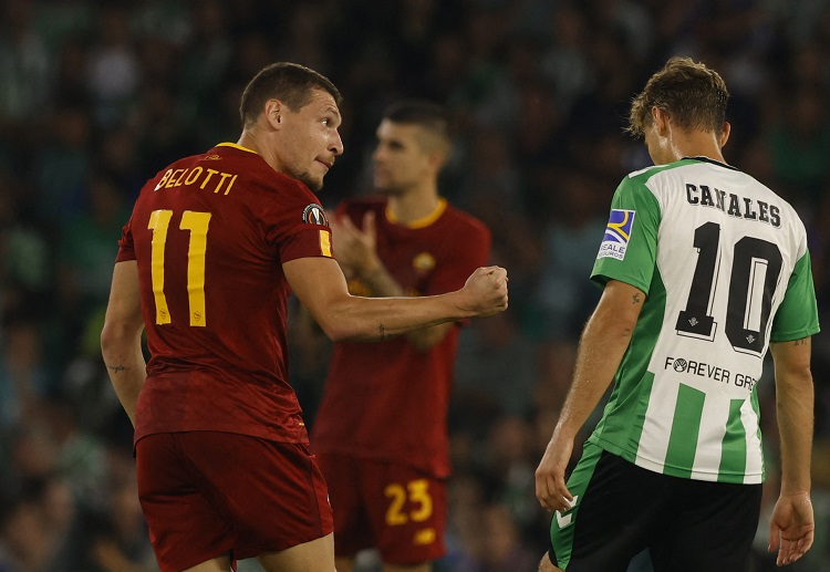 Europa League's match between Real Betis and AS Roma finished with a 1-1 score
