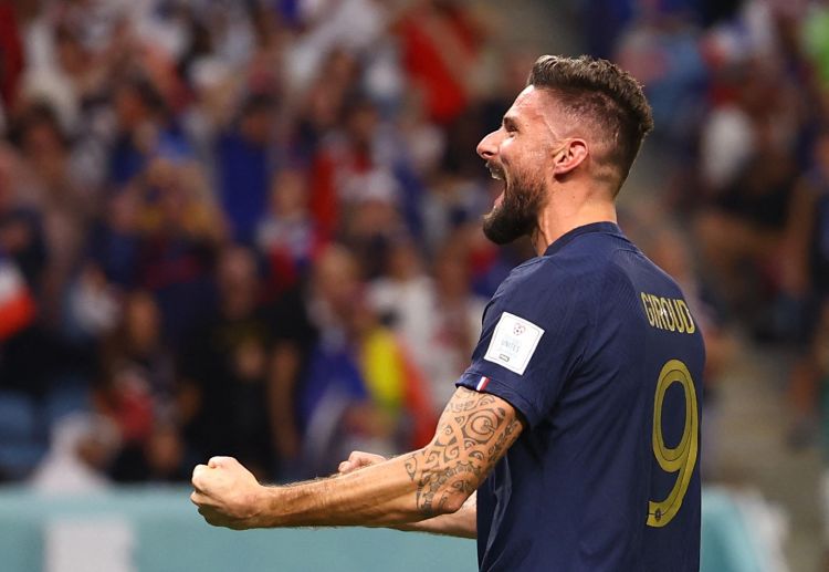 Dua gol Olivier Giroud jadi pembeda di Piala Dunia 2022