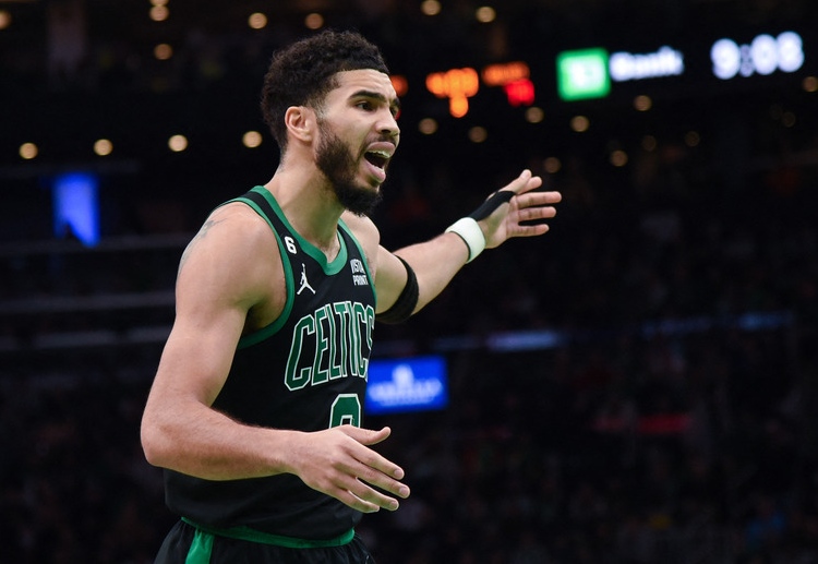 Jayson Tatum hopes to defy the odds when the Celtics face the Mavericks in the next NBA game day