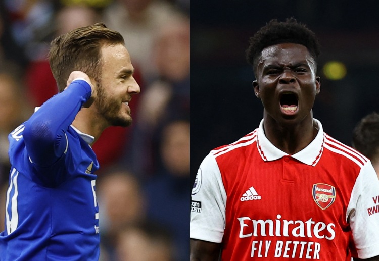 James Maddison and Bukayo Saka face off in the Premier League this weekend