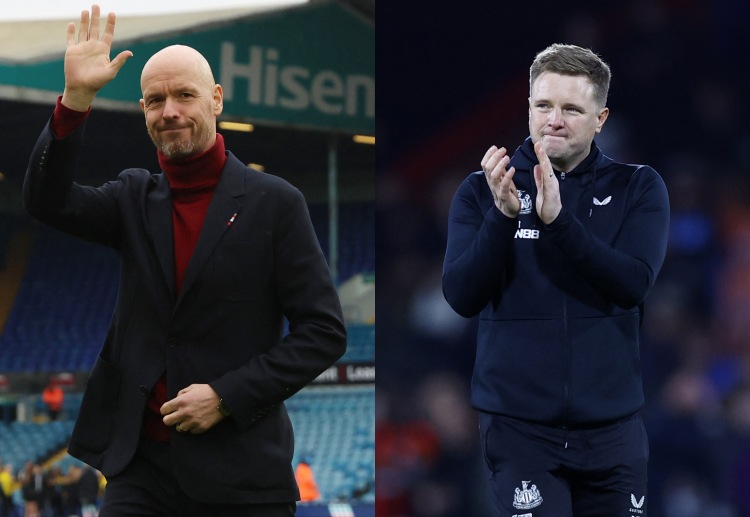 Erik Ten Hag face off with Eddie Howe on Sunday for the EFL Cup final in Wembley