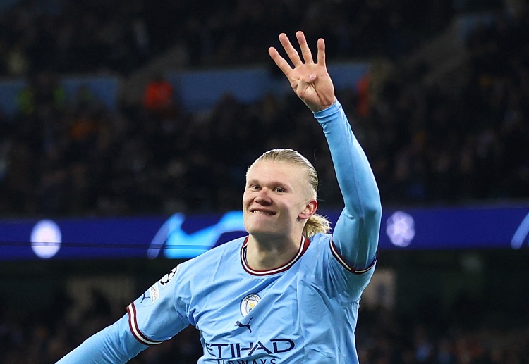 Erling Haaland has scored five goals to lead Man City against RB Leipzig in the Champions League Round of 16