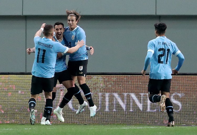 Giao hữu Quốc tế: Uruguay có chiến thắng trên sân khách