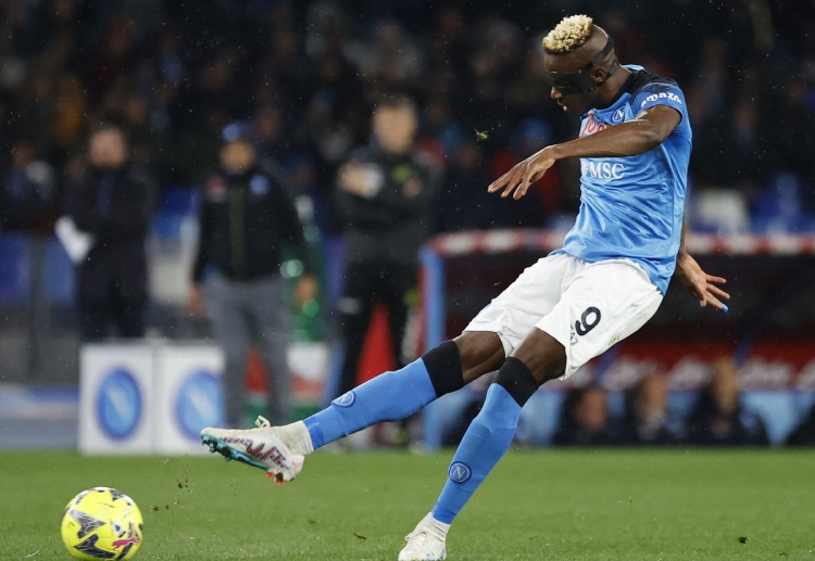 Victor Osimhen will try to score goals and help Napoli win against sixth place Atalanta at home in Serie A