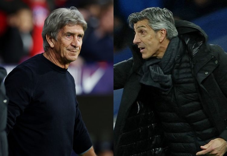 Manuel Pellegrini of Real Betis will try to win and gain points against Imanol Alguacil of Real Sociedad in La Liga