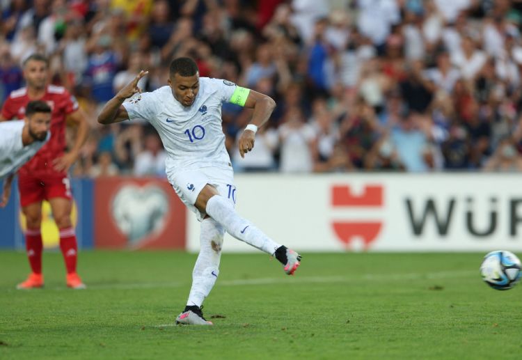 Kylian Mbappe scored in France's last Euro 2024 qualifying match