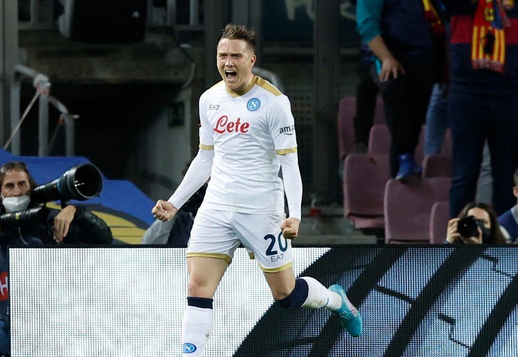 Lazio may utilise Piotr Zielinski against Napoli in their Serie A game in September