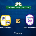 Taruhan Liga 1: Barito Putera vs RANS Nusantara FC
