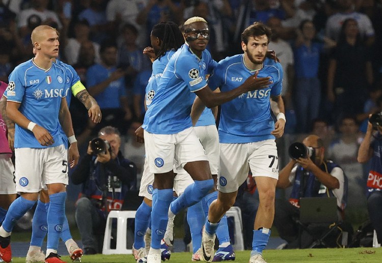 Napoli đang xếp thứ 3 trên BXH Serie A sau 7 vòng đấu