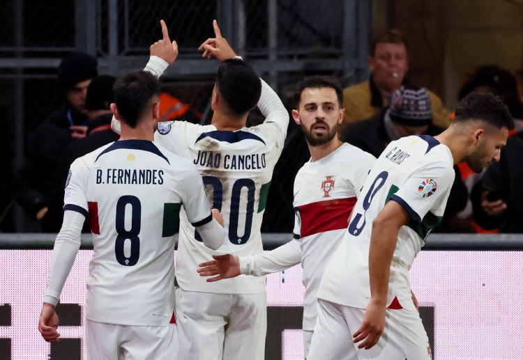 Joao Cancelo scored the second in Portugal’s Euro 2024 win over Lichtenstein