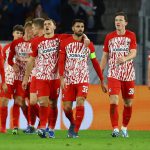 Freiburg đang xếp thứ hai bảng A Europa League 2023/24