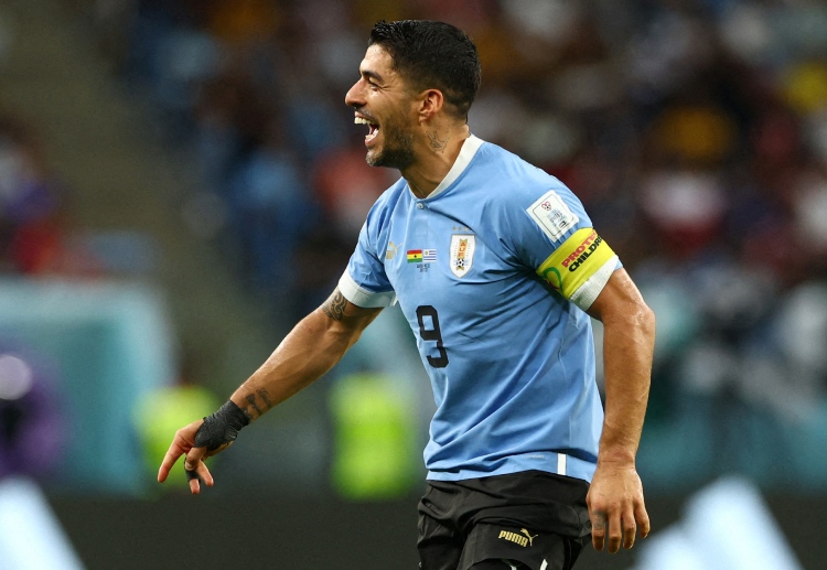 Luis Suarez of Uruguay will aim to score goals in their World Cup 2026 qualifying match against Argentina
