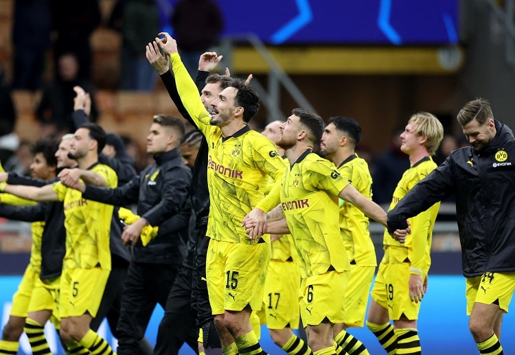 Borussia Dortmund hope to advance in their Champions League last 16 encounter with PSV Eindhoven