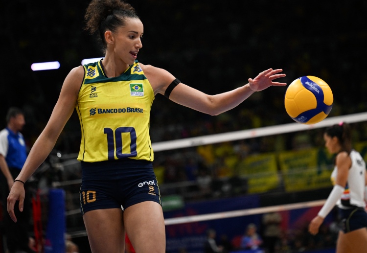 Brazil finishing week 1 of Women’s Volleyball Nations League standings with an unbeaten record