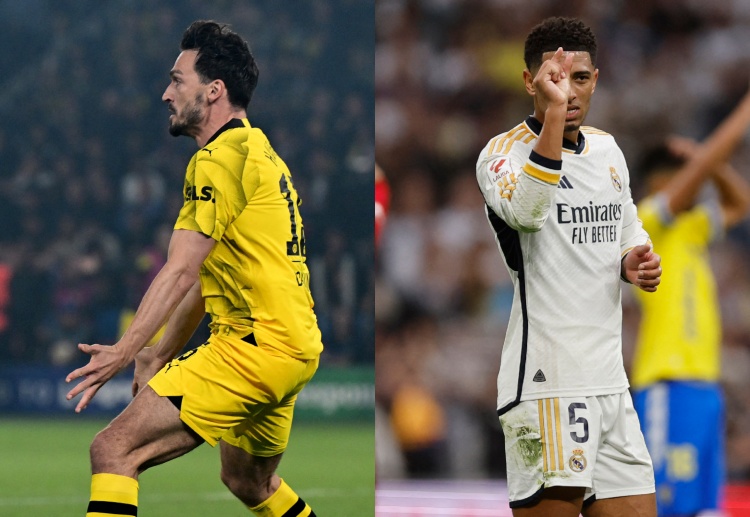 Mats Hummels and Jude Bellingham will both aim to score as Borussia Dortmund face Real Madrid in the Champions League