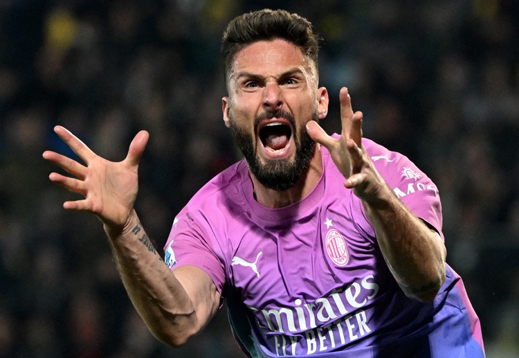 Olivier Giroud has been the top scorer for Serie A giants AC Milan with 17 goals and nine assists this season