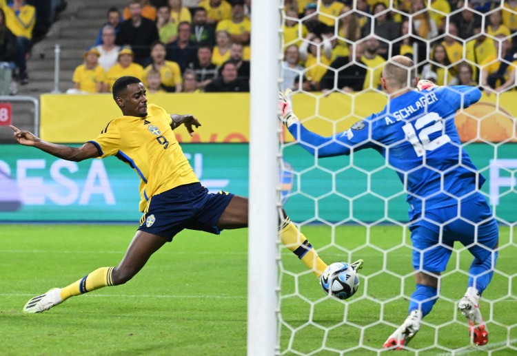 Alexander Isak scored on Sweden's recent international friendly match
