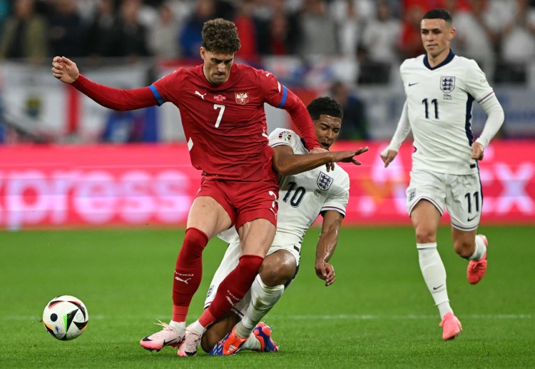 Dusan Vlahovic failed to score for Serbia against England in the Euro 2024