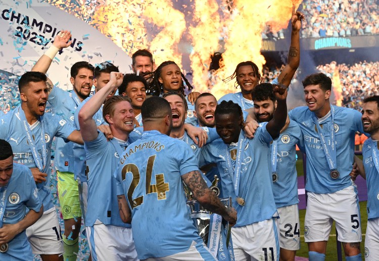 Manchester City berpeluang memenangkan Premier League 2024/2025