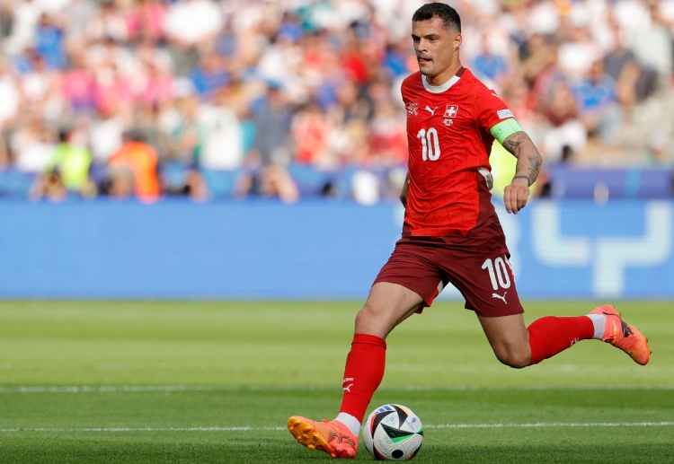 Granit Xhaka underwent a scan on an adductor problem after their Euro 2024 Round of 16 match against Italy