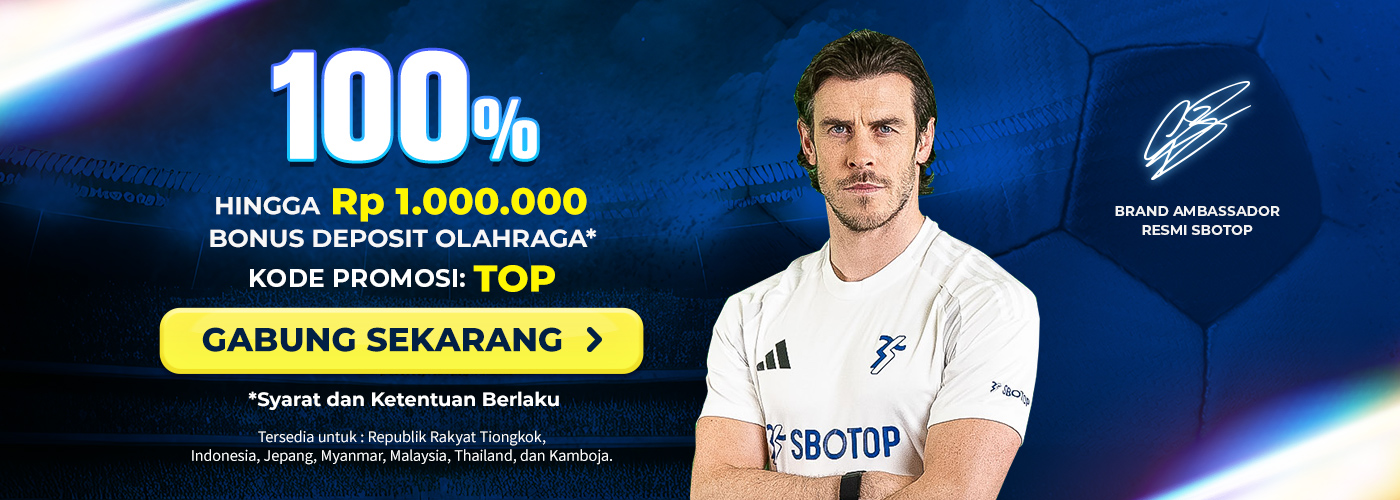 Bonus Deposit 100% SBOTOP