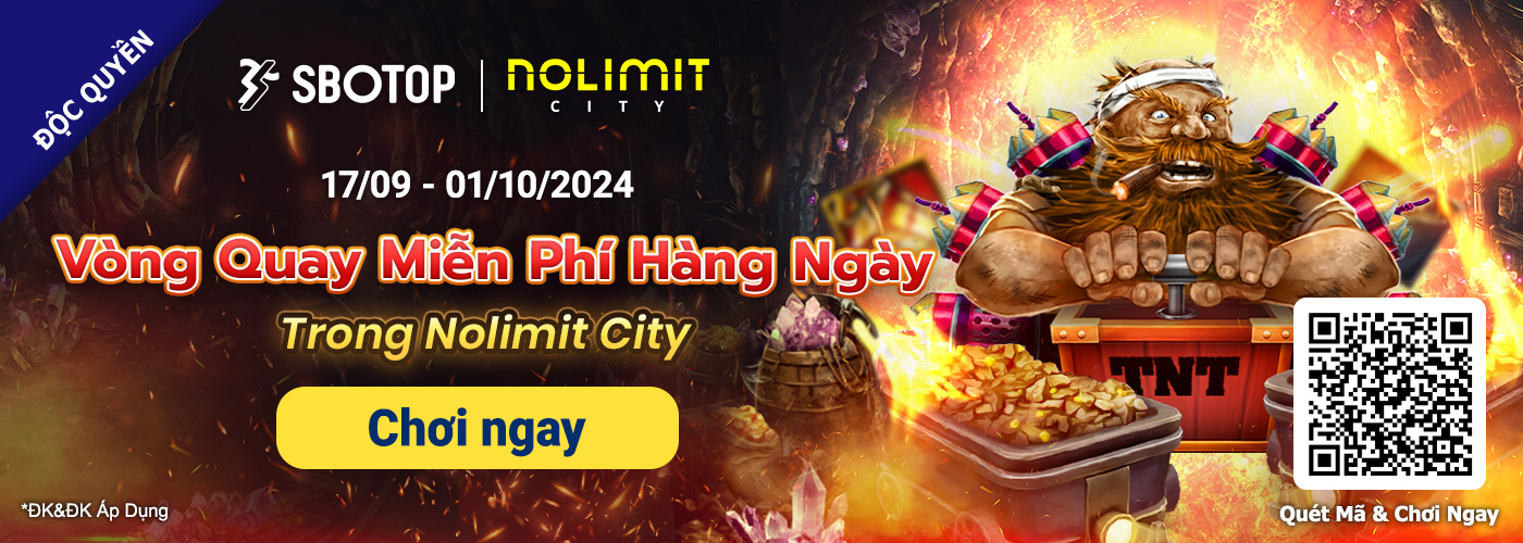 Nhận Vòng Quay Miễn Phí HÀNG NGÀY với Nolimit City!