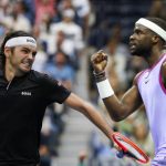 Taylor Fritz beat Alexander Zverev while Frances Tiafoe overcome Grigor Dimitrov in the quarter-finals of the US Open