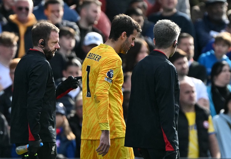 Premier League: Liverpool lost their goalkeeper Alisson due to a hamstring injury