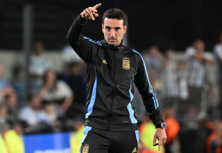 Argentina head coach Lionel Scaloni looks to extend their lead in the CONMEBOL World Cup 2026 Qualifiers table