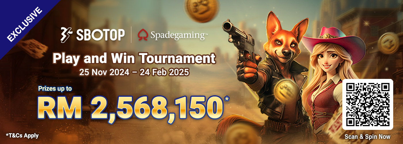 SPADEGAMING PLAY AND WIN TOURNAMENT