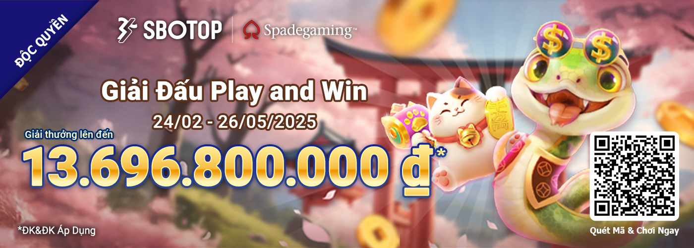 Spadegaming Giải đấu Play and Win