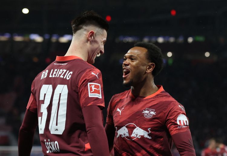 Benjamin Sesko and Lois Openda both scored in RB Leipzig's last match in the Bundesliga