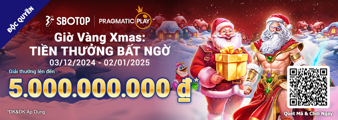 Pragmatic Play - Giờ Vàng Xmas: TIỀN THƯỞNG BẤT NGỜ