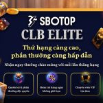 Câu lạc bộ VIP Elite SBOTOP là chương trình khách hàng thân thiết được thiết kế riêng dành cho những thành viên cao cấp