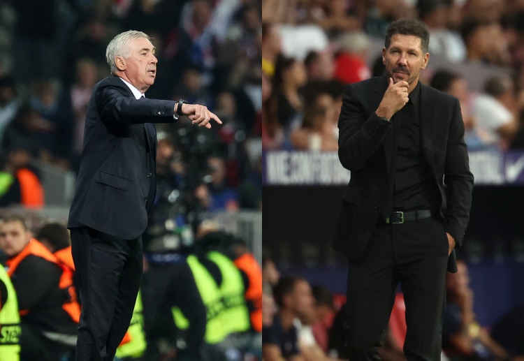 Carlo Ancelotti and Diego Simeone prepare their teams as Real Madrid and Atletico Madrid battle in the La Liga