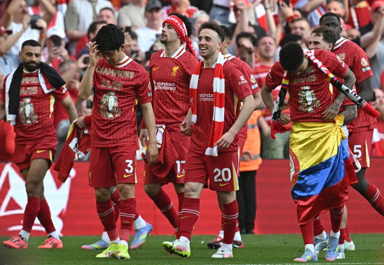 Premier League: Liverpool celebrate victory at Anfield after winning against Tottenham Hotspur