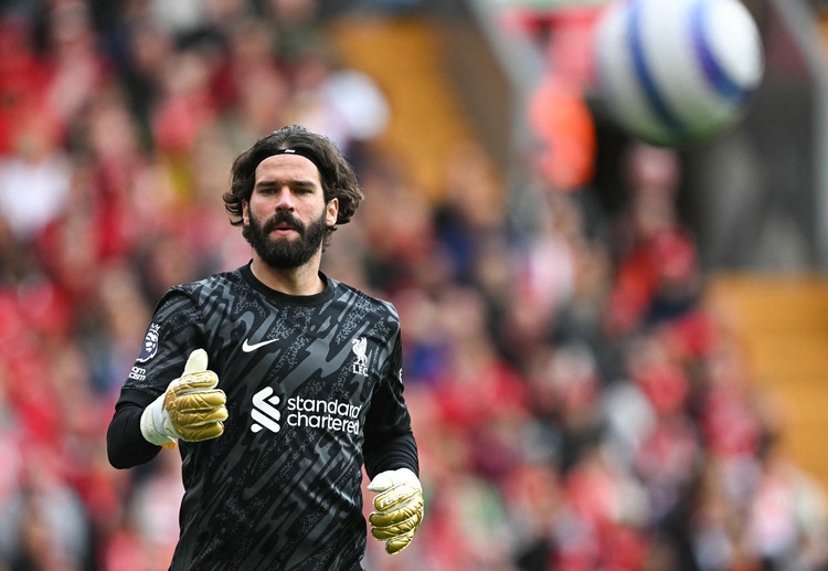 足球  阿利松为利物浦本赛季夺冠立下汗马功劳。