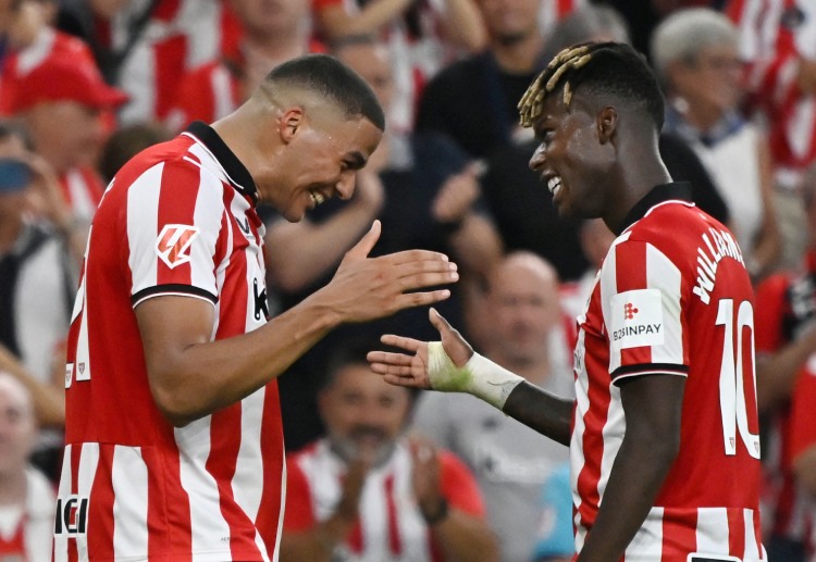 西甲联赛 尼科·威廉姆斯依旧为毕尔巴鄂效力。