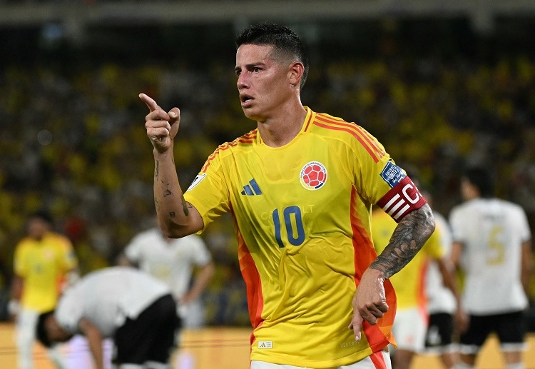 James Rodriguez berpeluang loloskan Kolombia ke Piala Dunia 2026