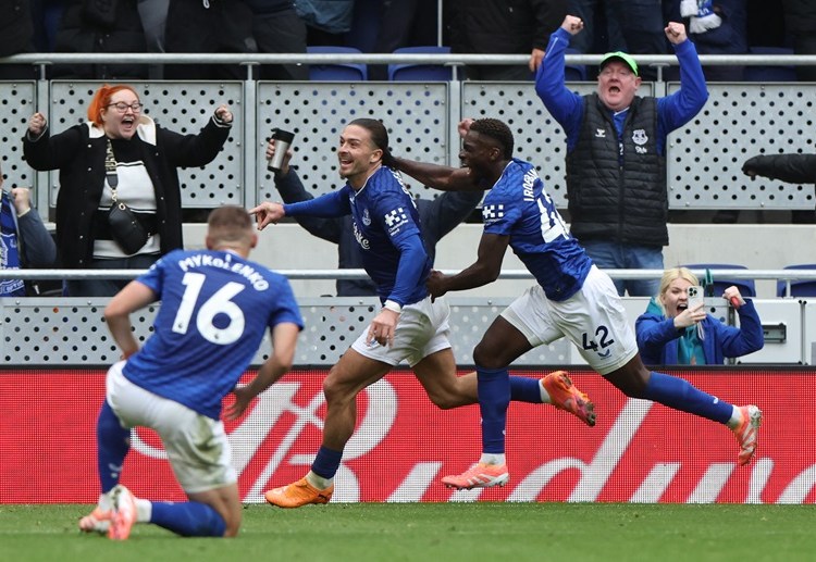 Jack Grealish returns as Everton prepare to face Tottenham Hotspur in the Premier League